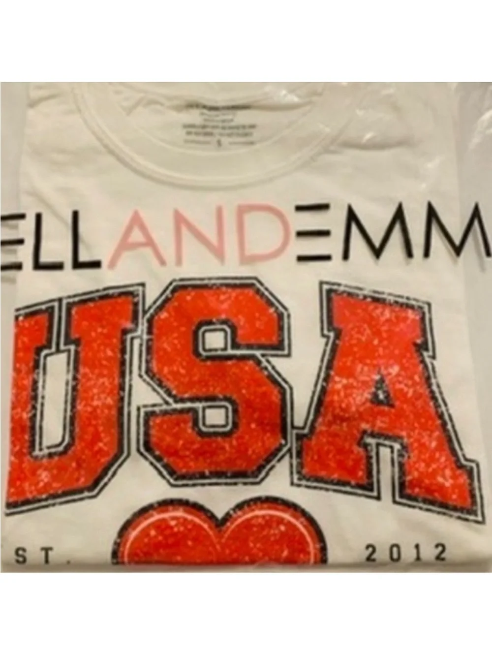 ELL and Emm | Tee | USA Heart Tee